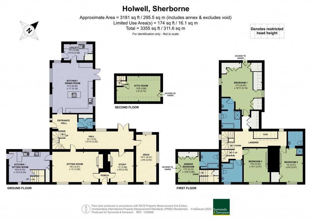 Floorplans For Holwell, Sherborne