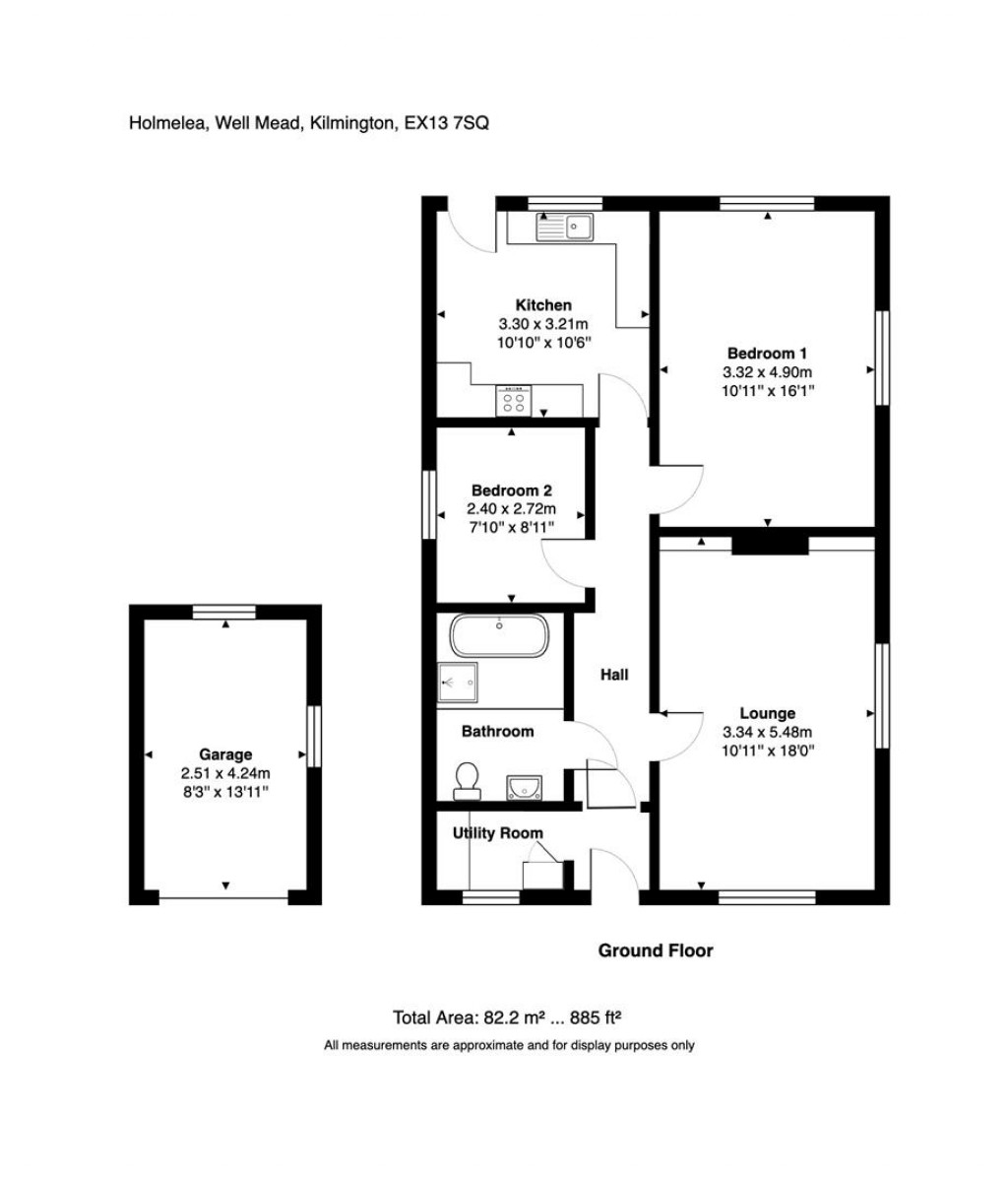 Floorplans For Wellmead, Kilmington, Axminster
