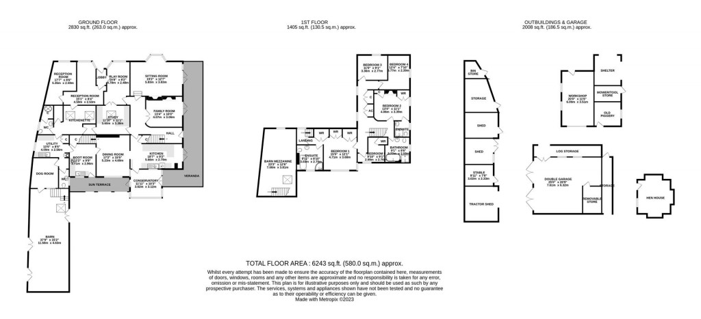 Floorplans For Pound Lane, Broadway, Ilminster