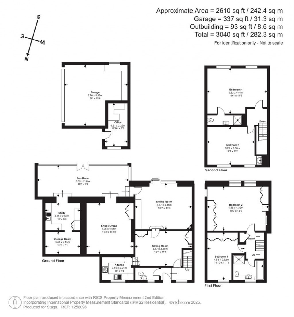 Floorplans For Bridge Lane, Instow, Bideford