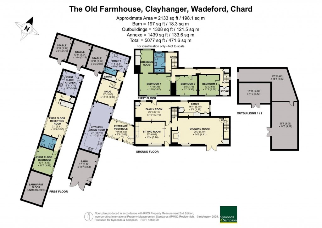 Floorplans For Clayhanger, Wadeford, Somerset