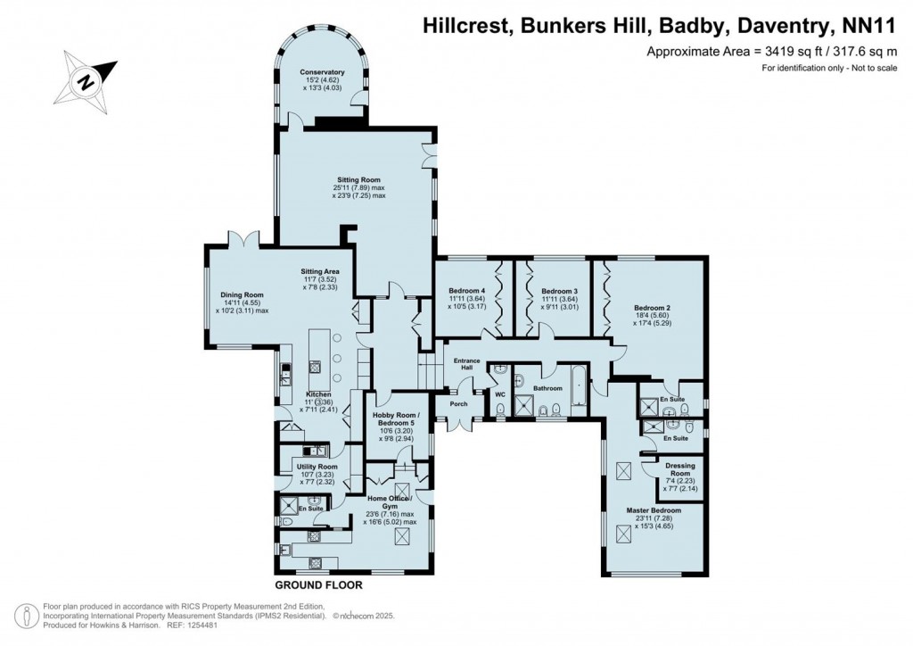 Floorplans For Bunkers Hill, Badby, Daventry, NN11