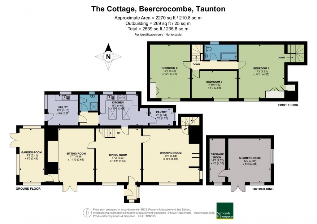 Floorplans For Beercrocombe, Taunton