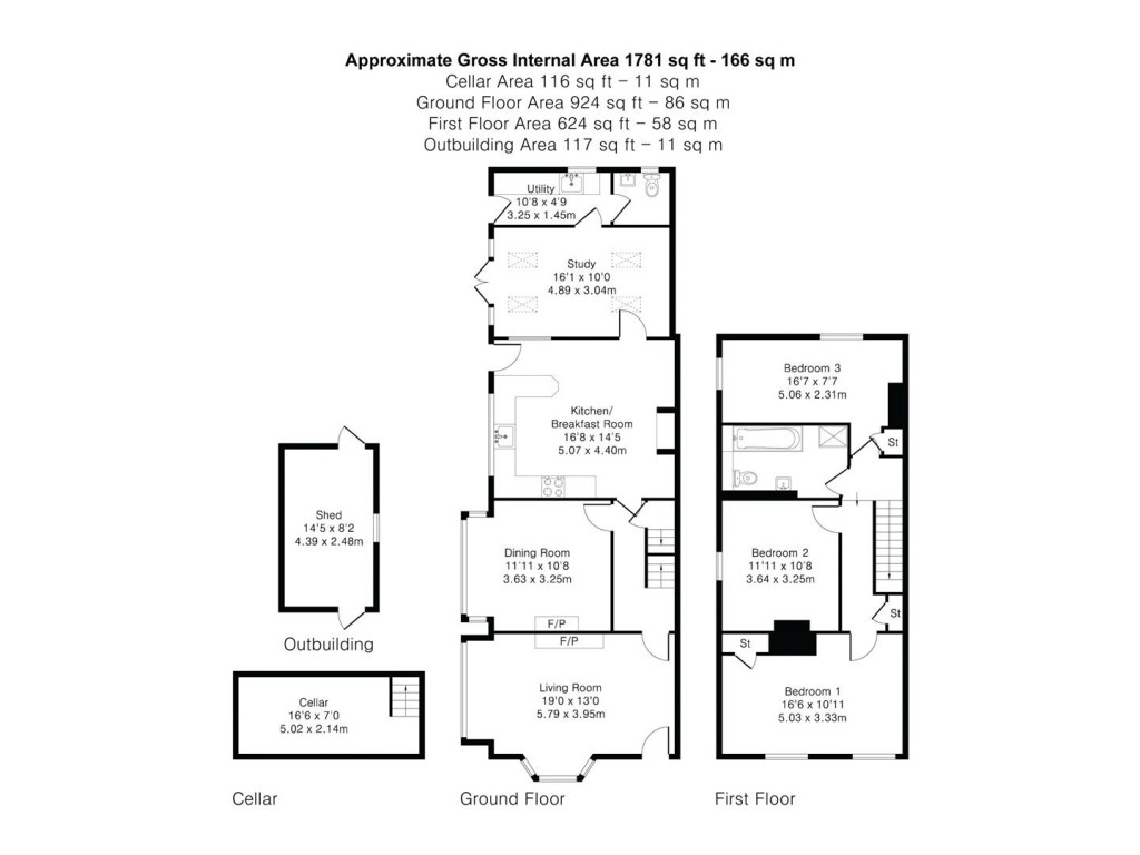 Floorplans For Victoria Avenue, Saffron Walden