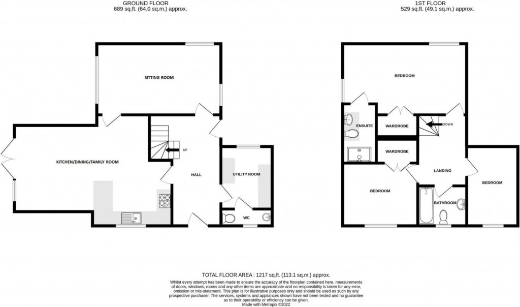 Floorplans For Bartlow Road, Linton, Cambridge