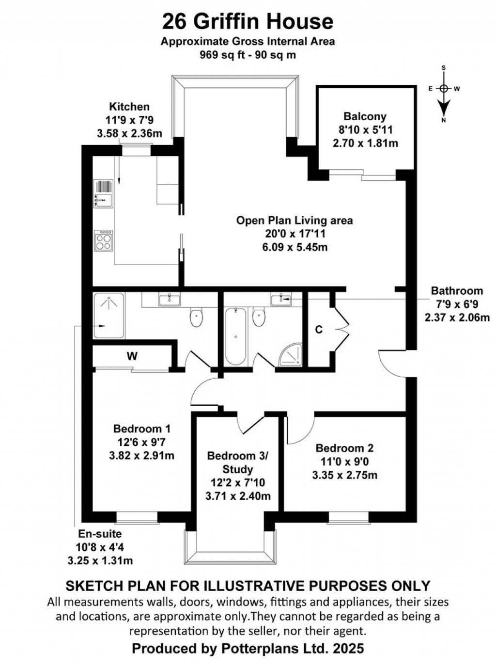 Floorplans For Cowes, Isle of Wight