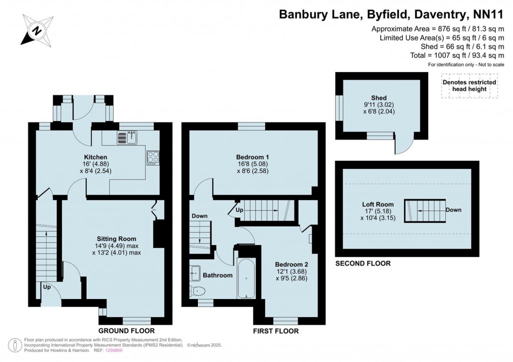 Floorplans For Banbury Lane, Byfield, Daventry, NN11