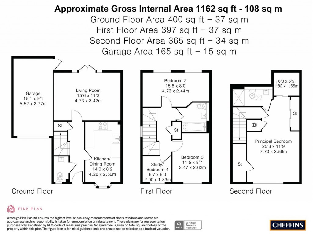 Floorplans For Chamomile Close, Red Lodge