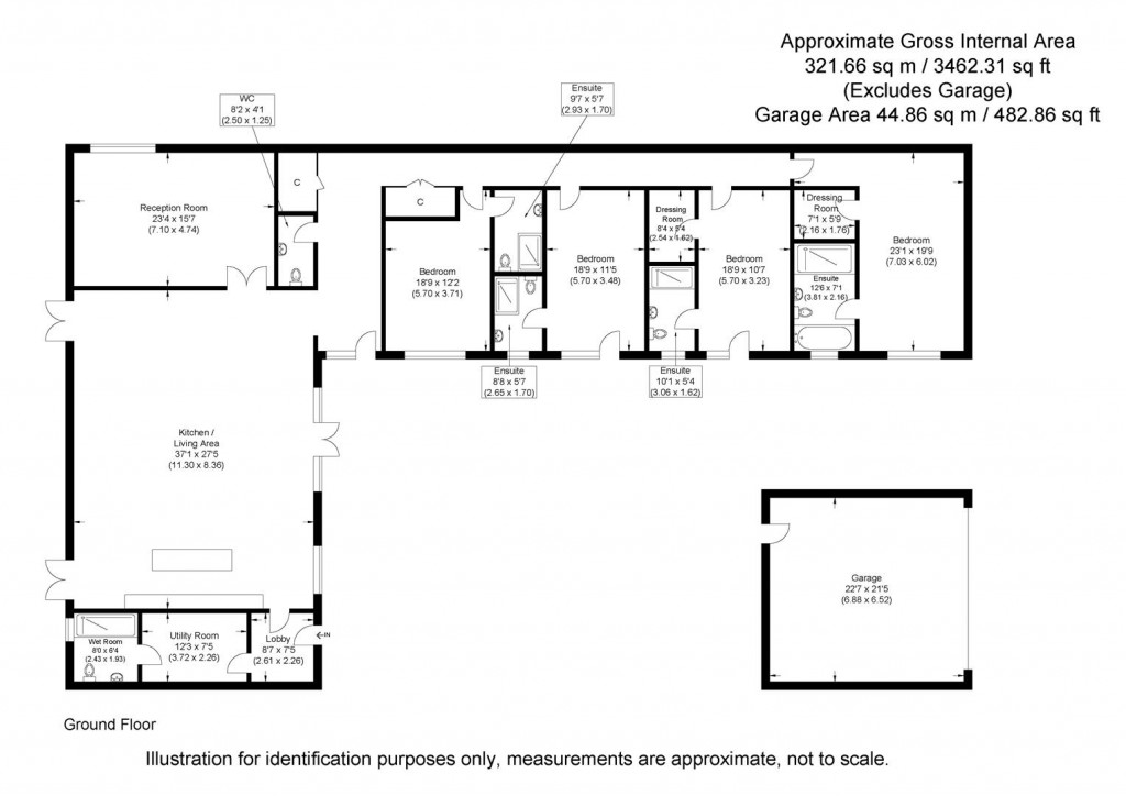 Floorplans For Wills Ayley, Sewards End, Saffron Walden