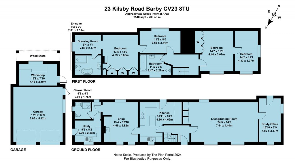 Floorplans For Kilsby Road, Barby, Rugby