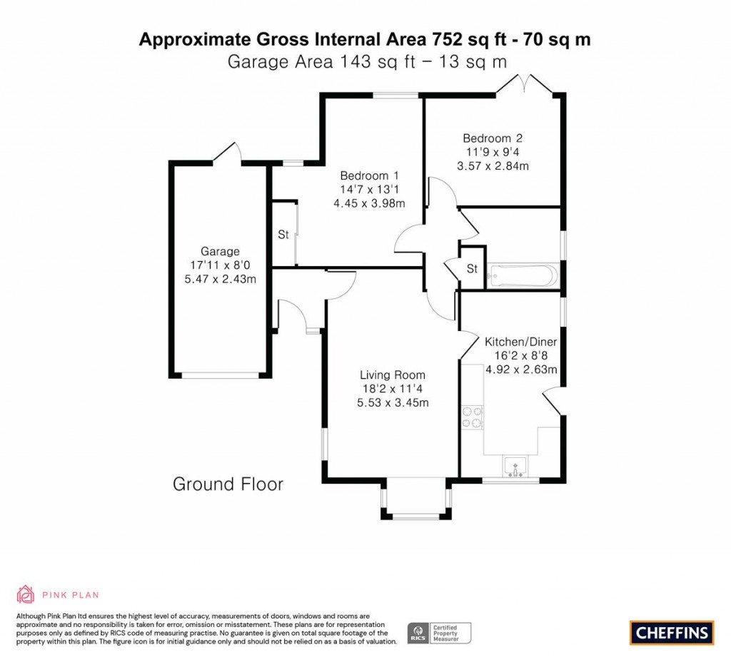 Floorplans For Watsons Lane, Little Thetford, Ely