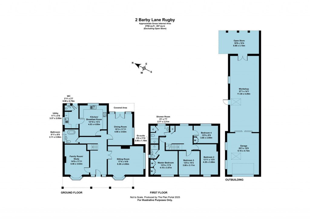 Floorplans For Barby Lane, Rugby, CV22