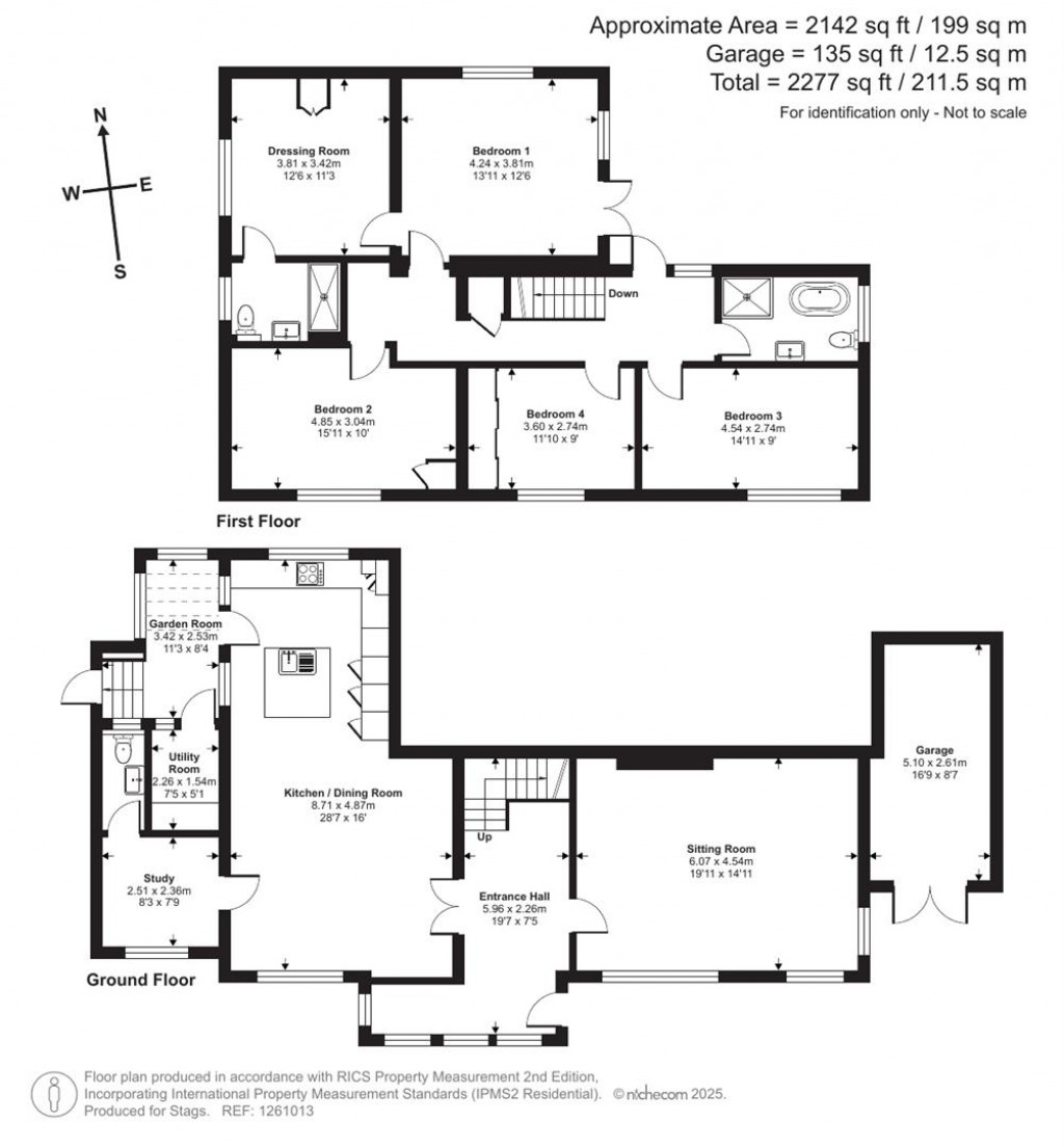 Floorplans For Stoke Hill, Stoke Gabriel, Totnes