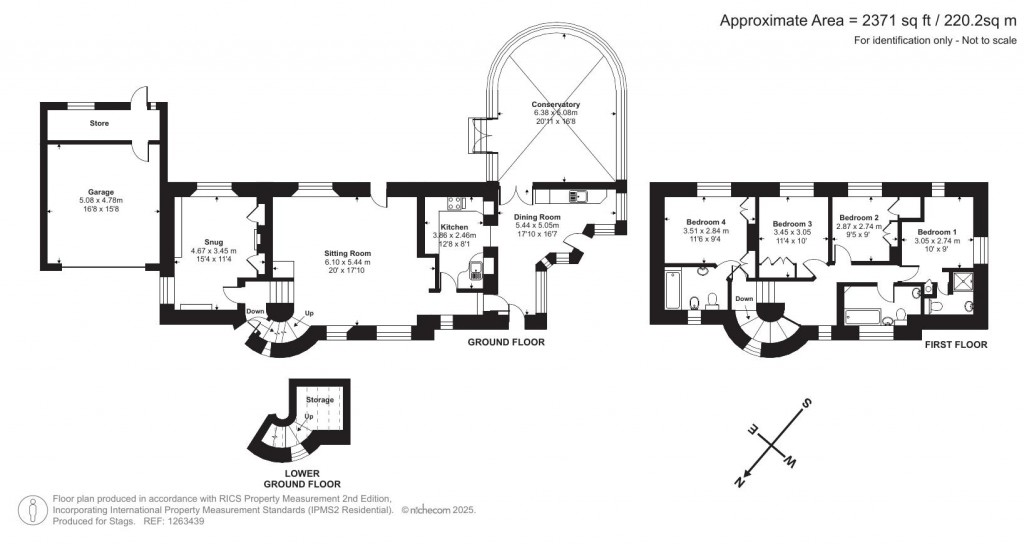 Floorplans For Talland Road, St. Ives
