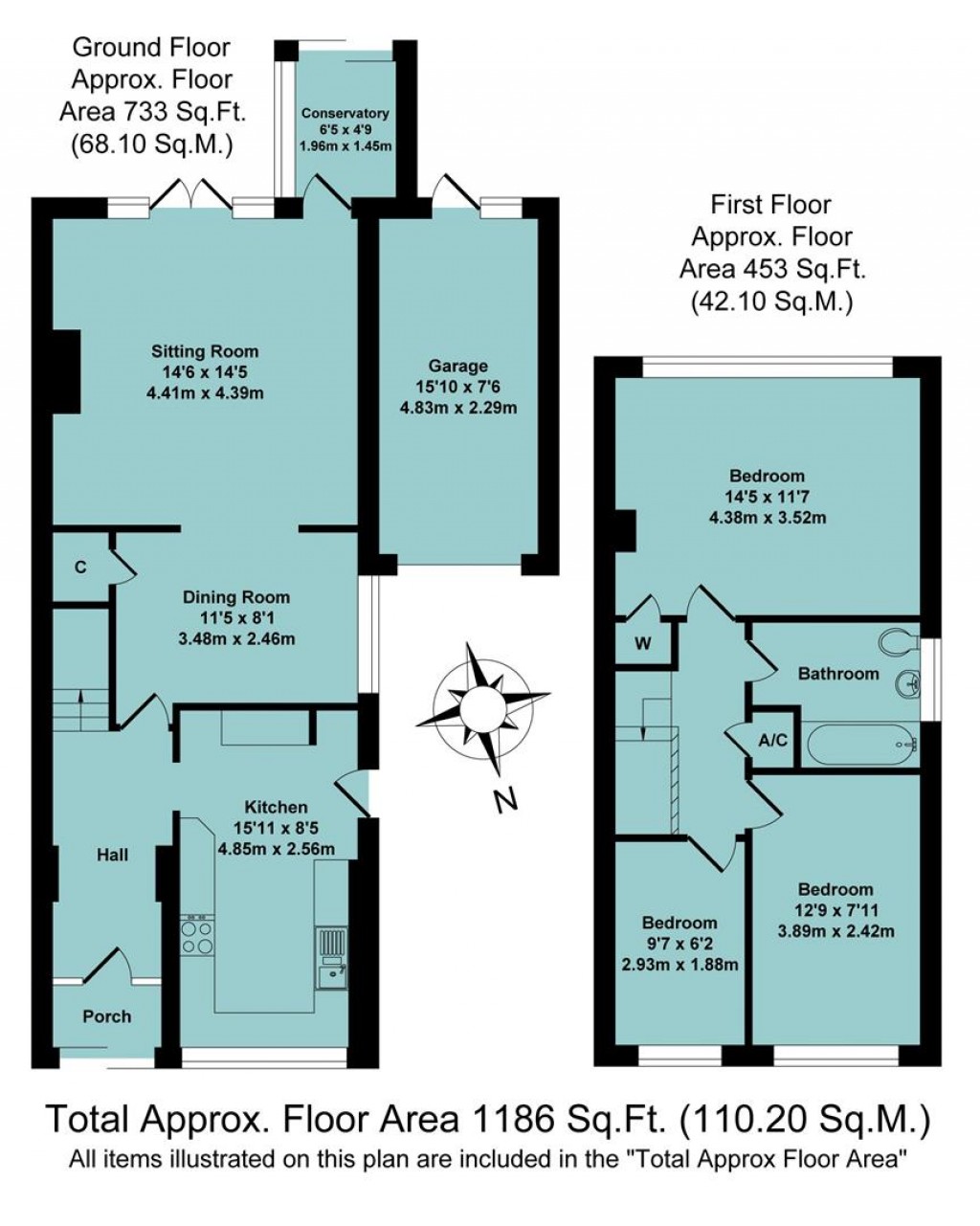 Floorplans For Hillview Crescent, Banbury