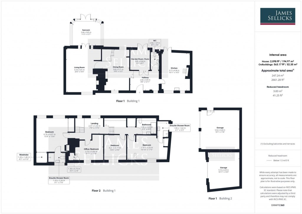 Floorplans For Ivy Cottage, Clipston, Market Harborough