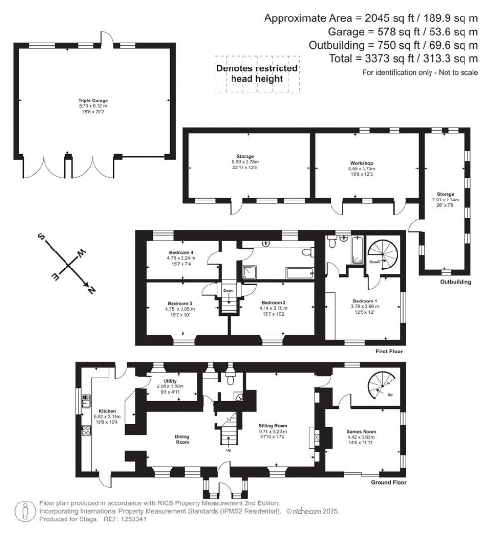 Floorplans For Henwood, Liskeard