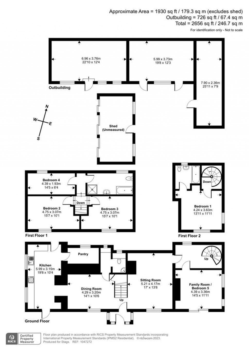 Floorplans For Henwood - 1.97 acres in all