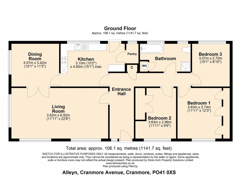 Floorplans For Yarmouth, Isle of Wight