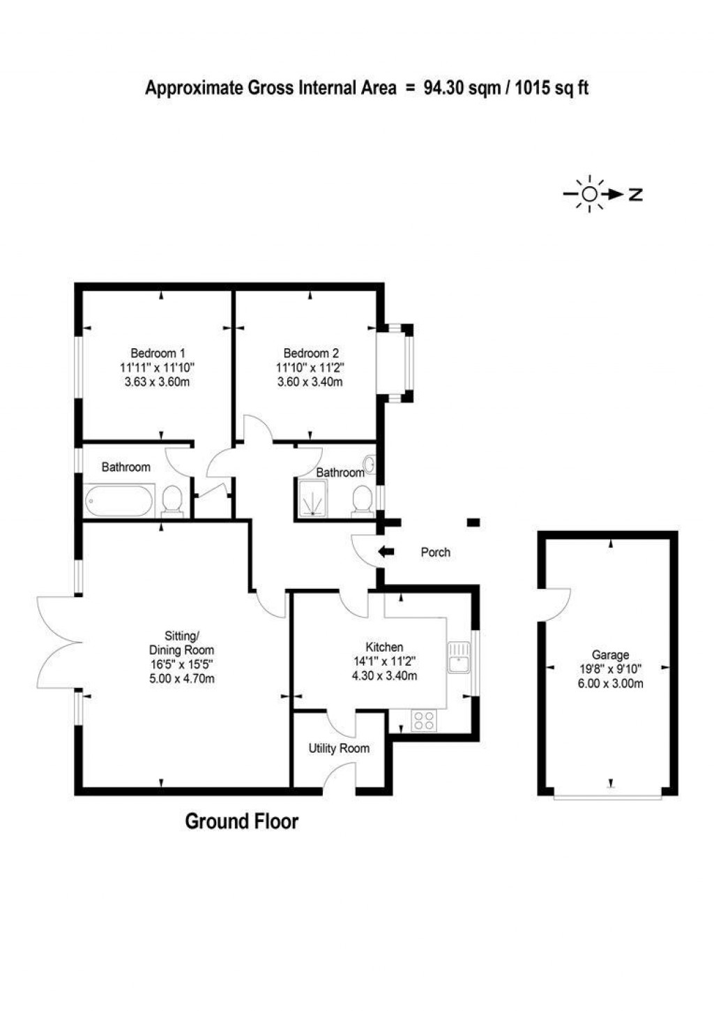 Floorplans For The Copse, Chillington, Kingsbridge