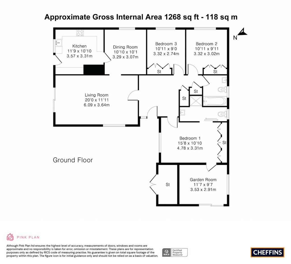 Floorplans For Northfield, Fulbourn, Cambridge