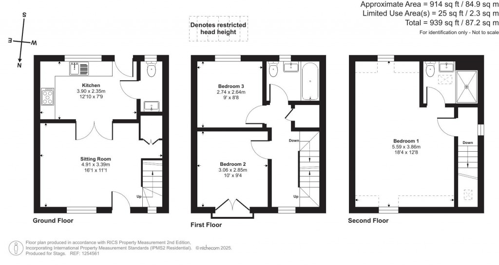 Floorplans For South Mill Lane, Bridport