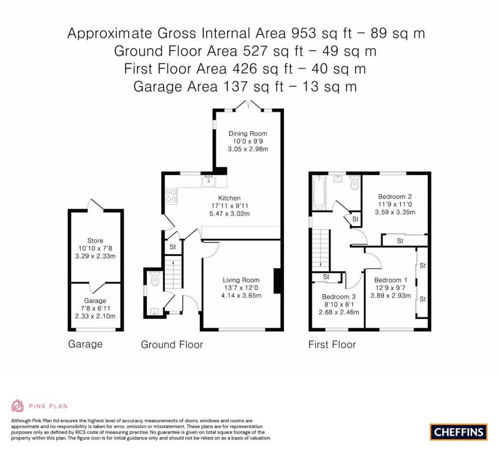 Floorplans For Hillfield Road, Comberton