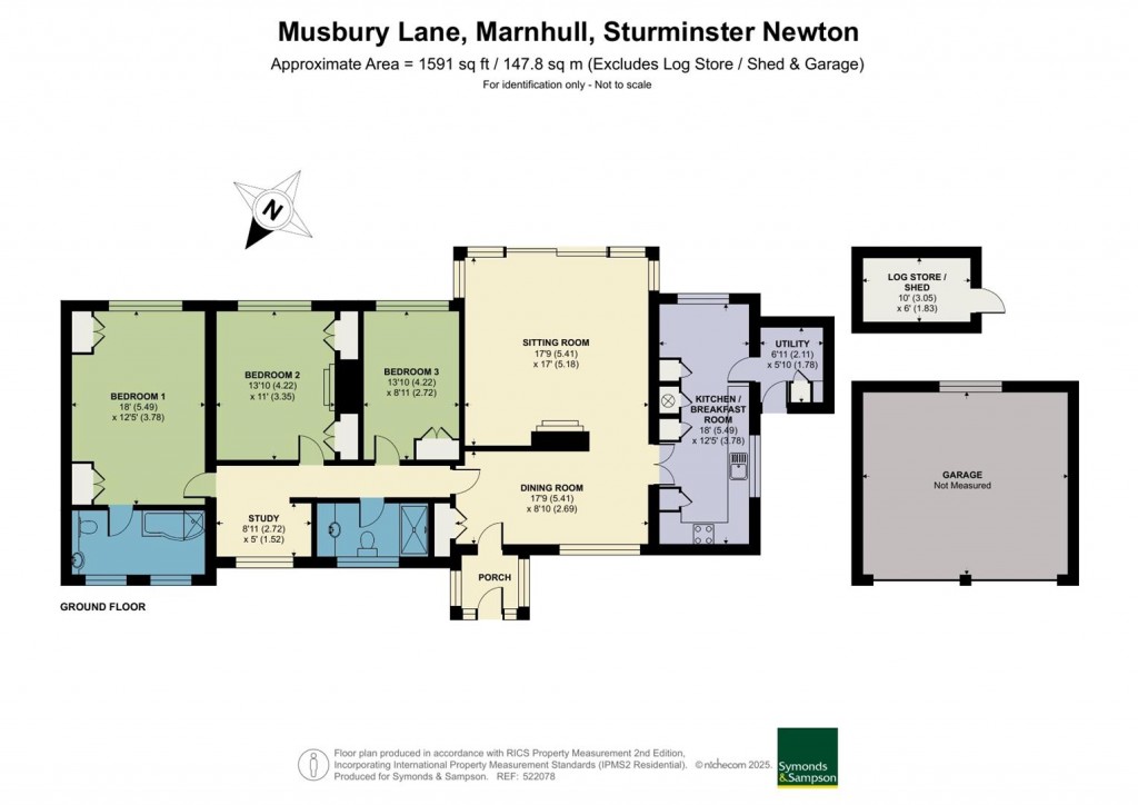 Floorplans For Musbury Lane, Marnhull, Sturminster Newton