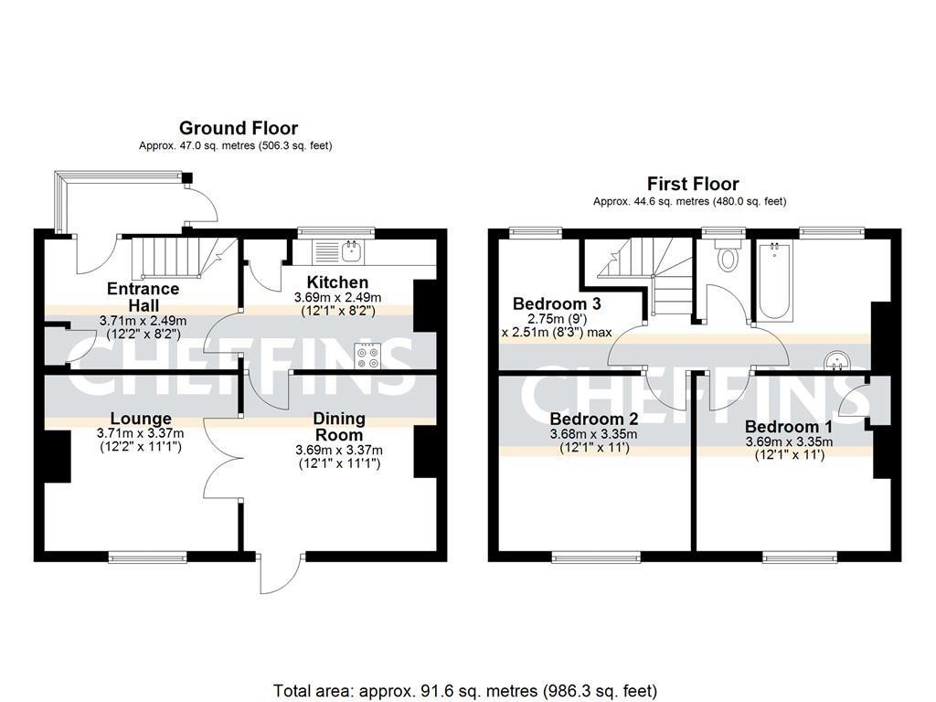 Floorplans For Lower Road, Wicken, Ely