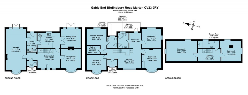 Floorplans For Birdingbury Road, Marton, Rugby, CV23