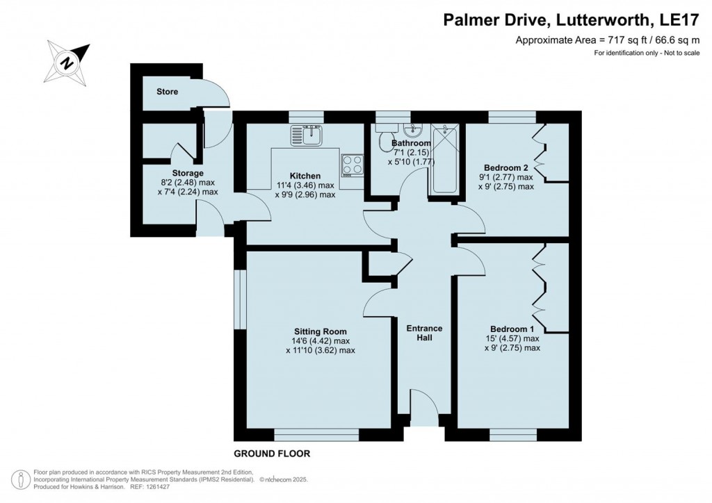 Floorplans For Palmer Drive, Lutterworth, LE17