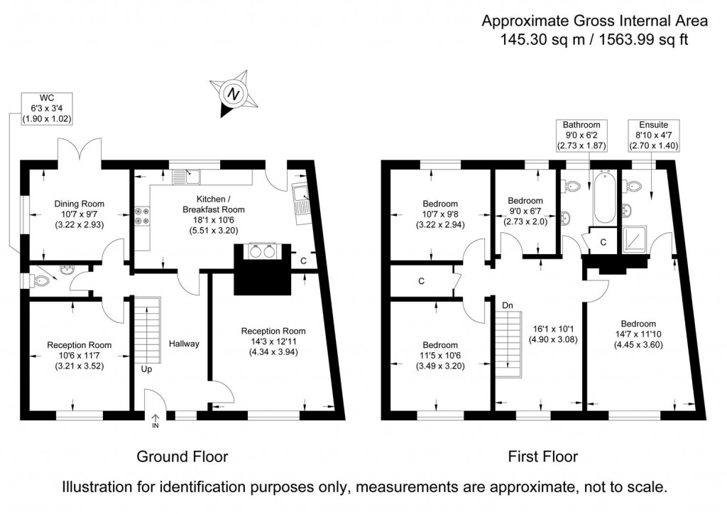 Floorplans For High Street, Littlebury