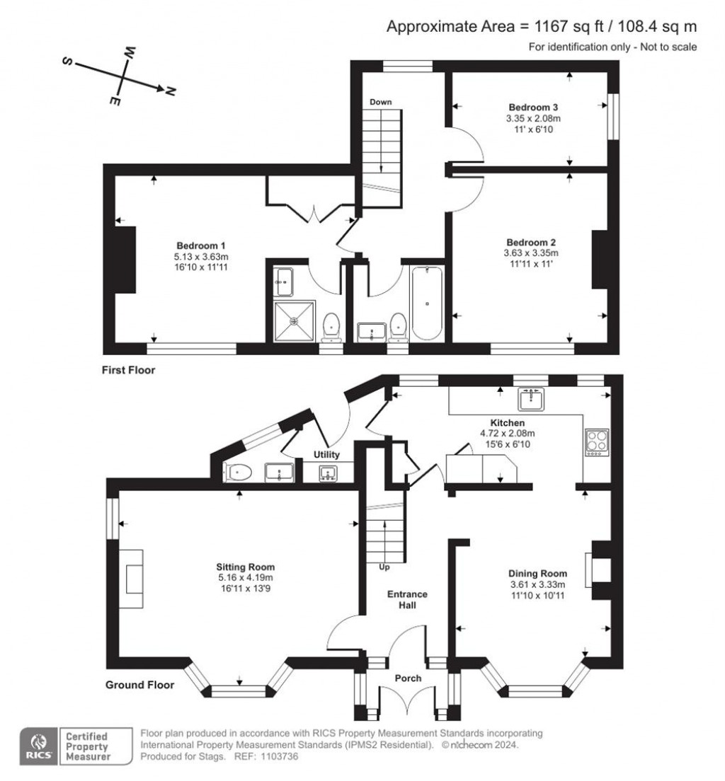 Floorplans For Higher Meadows, Beer, Seaton