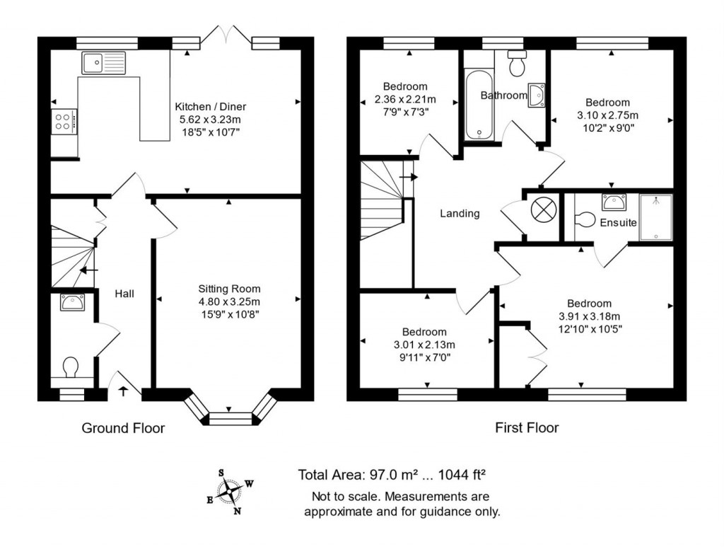 Floorplans For Hibernia Place, Bridport