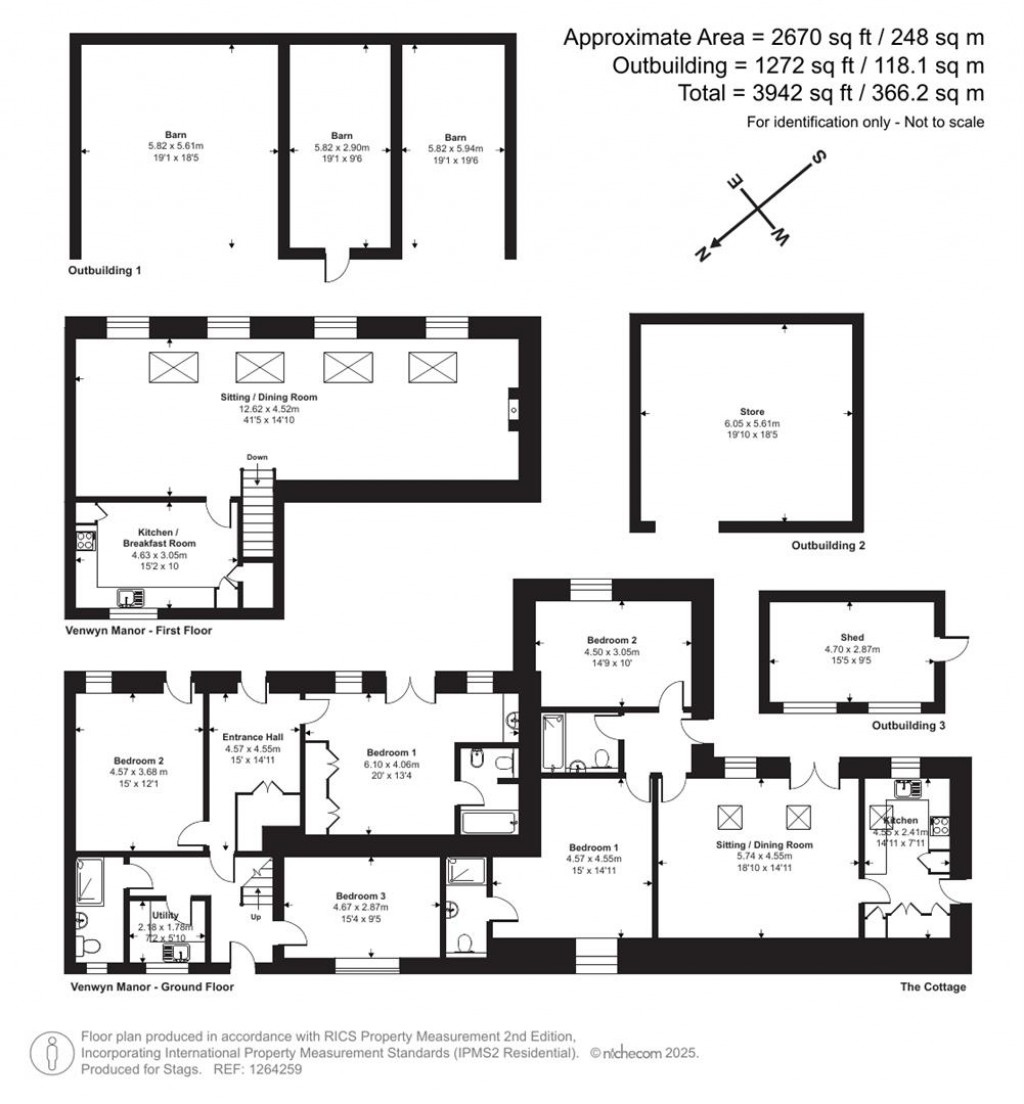 Floorplans For Laity Lane, St. Ives
