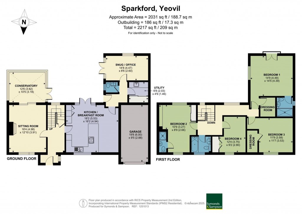 Floorplans For Church Road, Sparkford, Yeovil