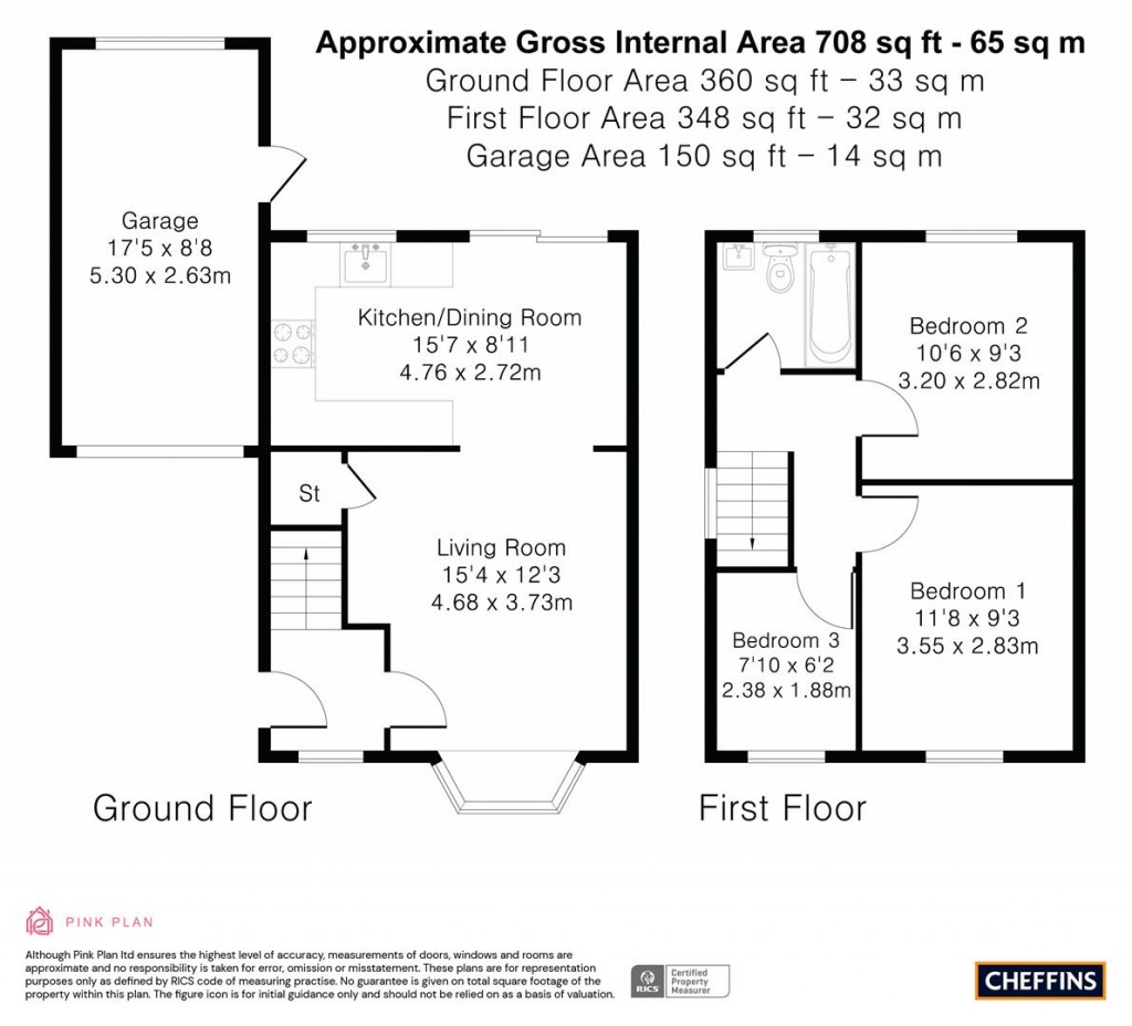 Floorplans For Rookery Close, Great Chesterford