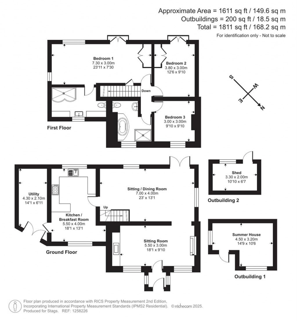 Floorplans For Silver Street, Curry Mallet, Taunton