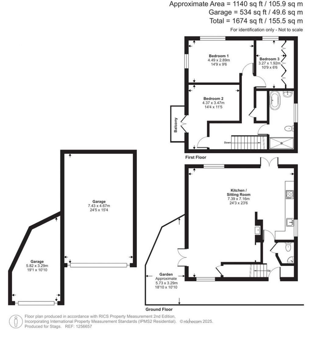 Floorplans For Commercial Road, Calstock