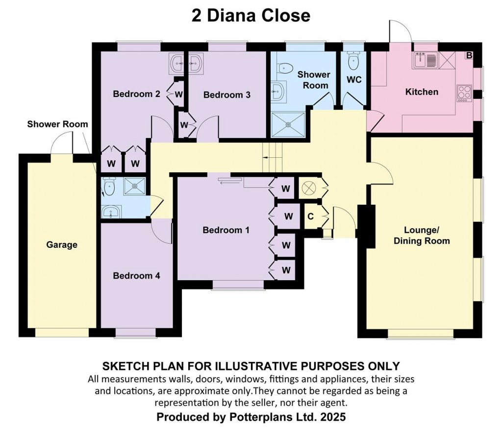 Floorplans For Totland Bay, Isle of Wight