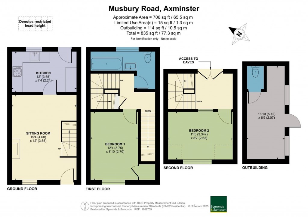 Floorplans For Musbury Road, Axminster