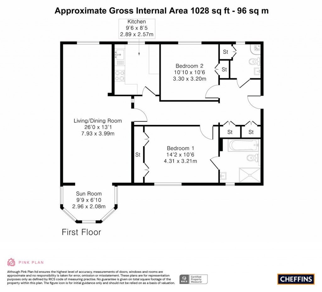 Floorplans For Churchfield Court, Girton