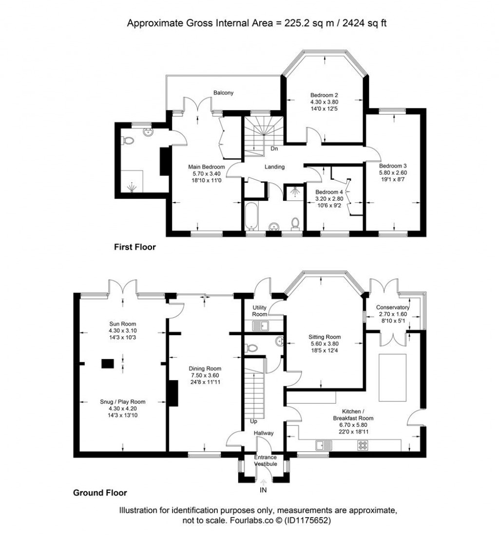 Floorplans For Seaway Lane, Torquay