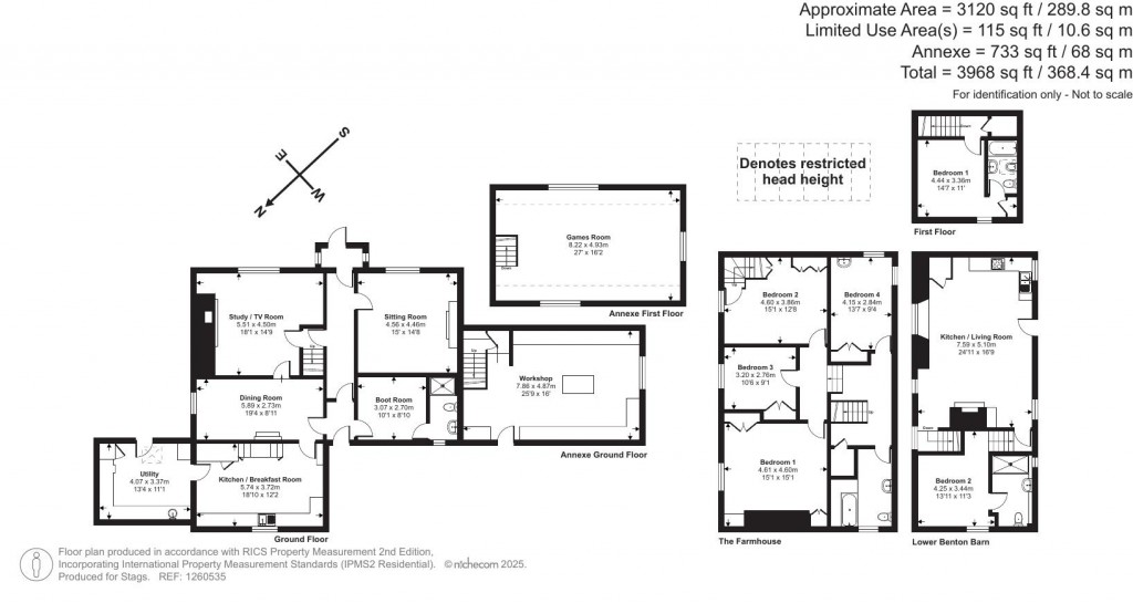 Floorplans For Bratton Fleming, Barnstaple