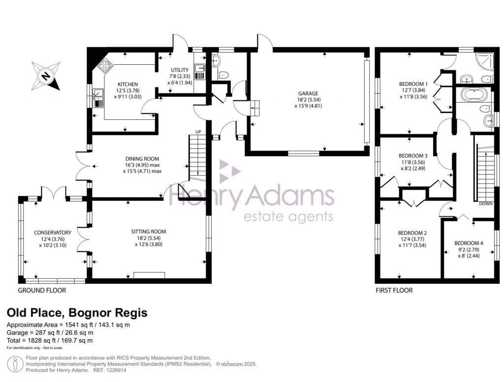 Floorplans For Old Place, Aldwick, PO21