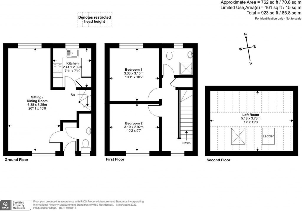 Floorplans For Chideock, Bridport
