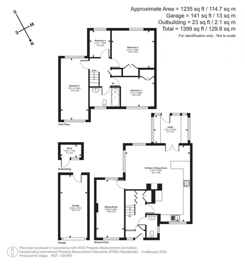 Floorplans For Brookside, West Coker, Yeovil