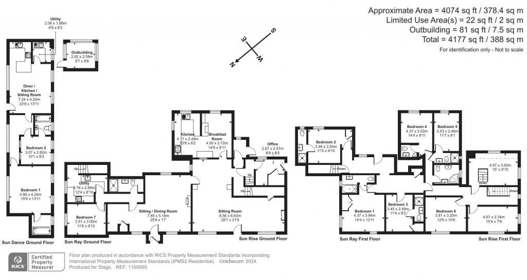 Floorplans For Church Street, Lyme Regis