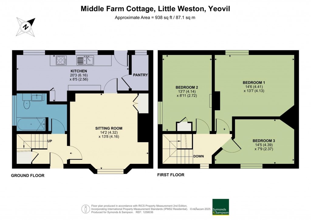 Floorplans For Little Weston, Sparkford, Somerset