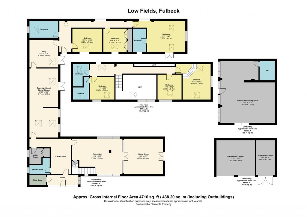 Floorplans For Low Fields, Fulbeck